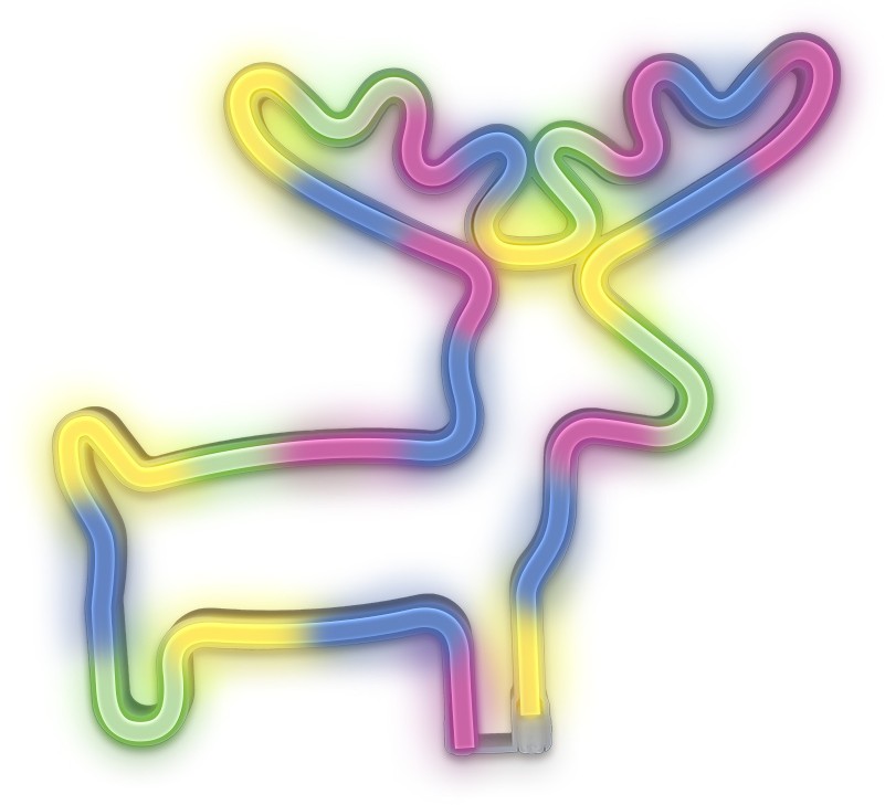 Figurina Neon ELK multicolor Bat + USB FLNE12 Forever Light